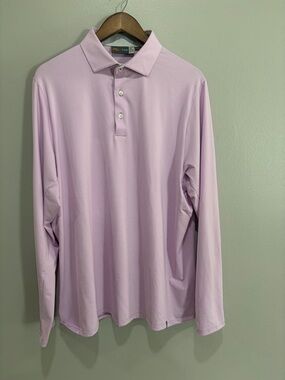 KJUS Long Sleeve Performance Polo Shirt with UPF50+